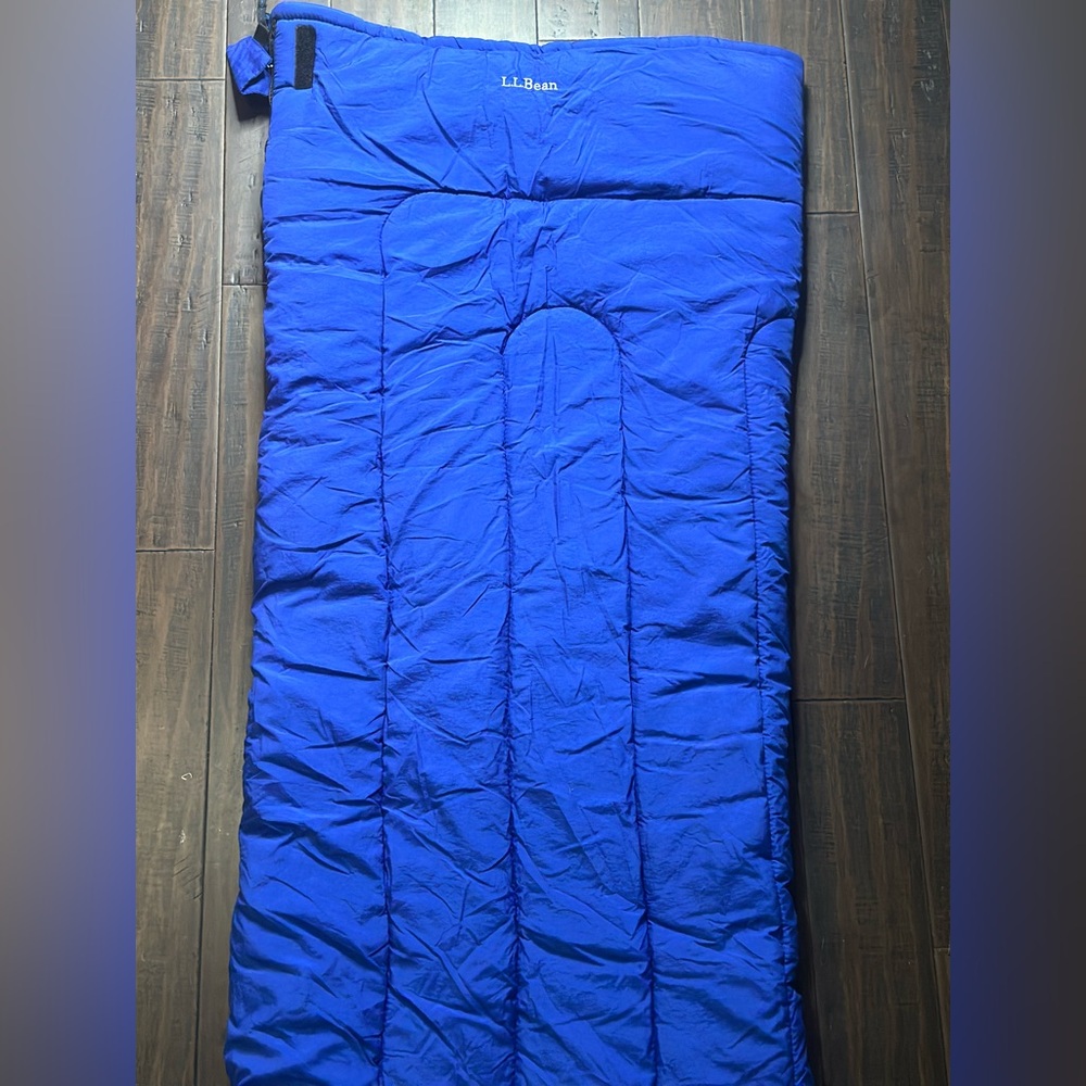 L.L. Bean Vibrant Blue Sleeping Bag